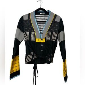 Etro Patchwork Button Down Shirt Size 44 US M